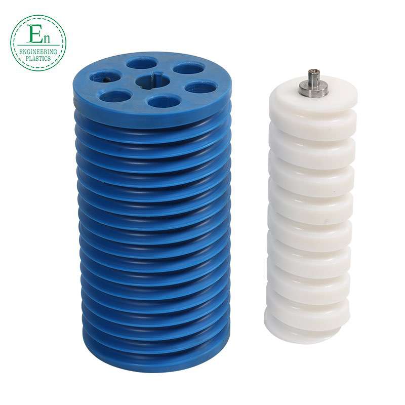 Non-standard customized wear-resisting  MC nylon screws Plastic screw pe-hmw screw conveyor