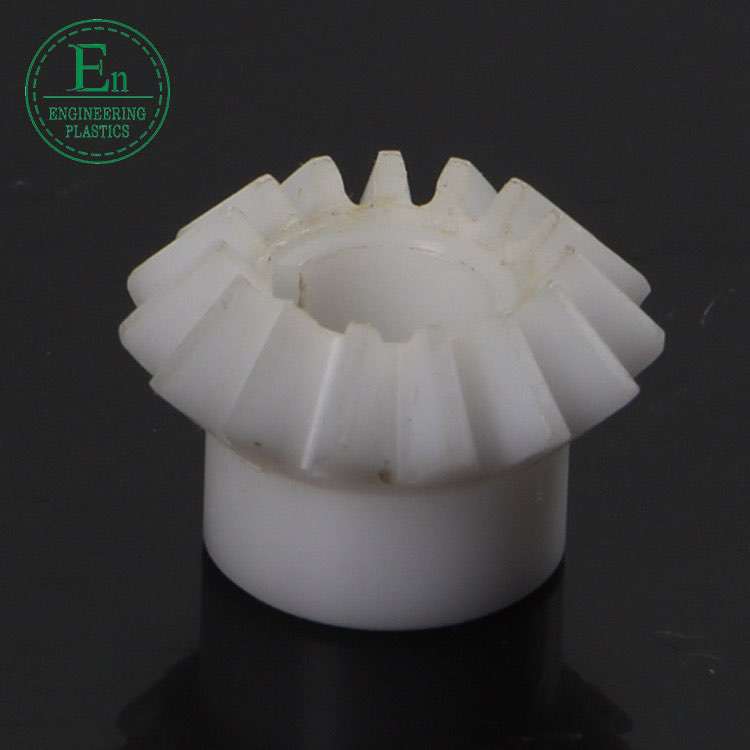 Plastic parts manufacturer custom wholesale nylon PA66 plastic bevel gears