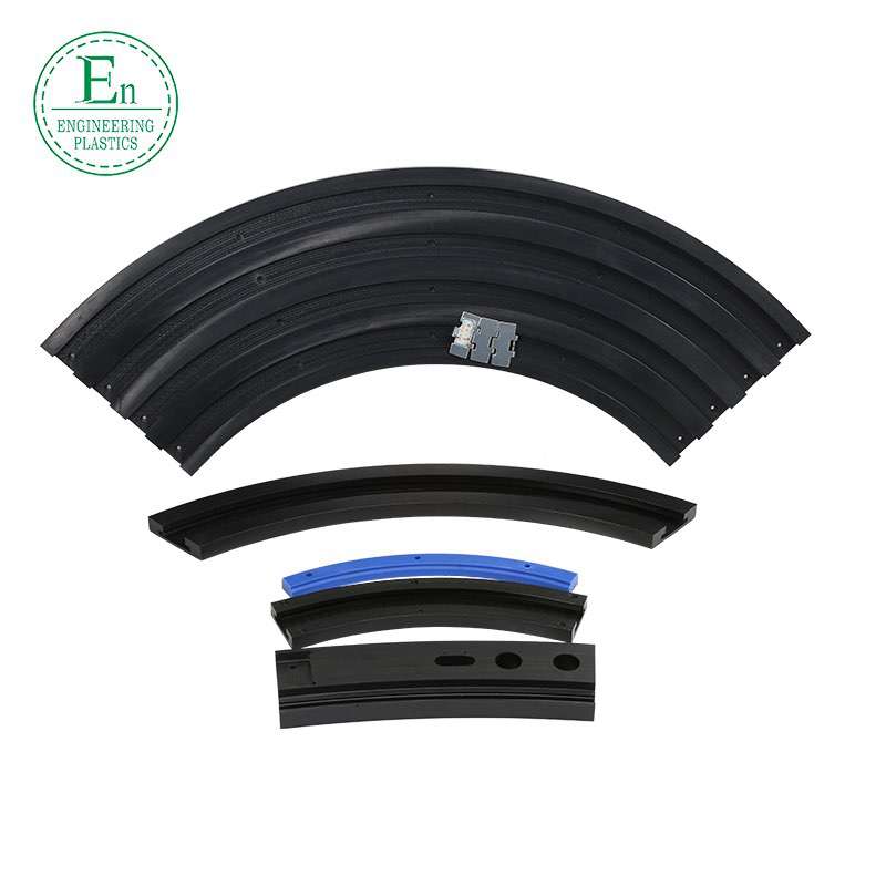 Factory custom ultra high molecular weight polyethylene curved guide