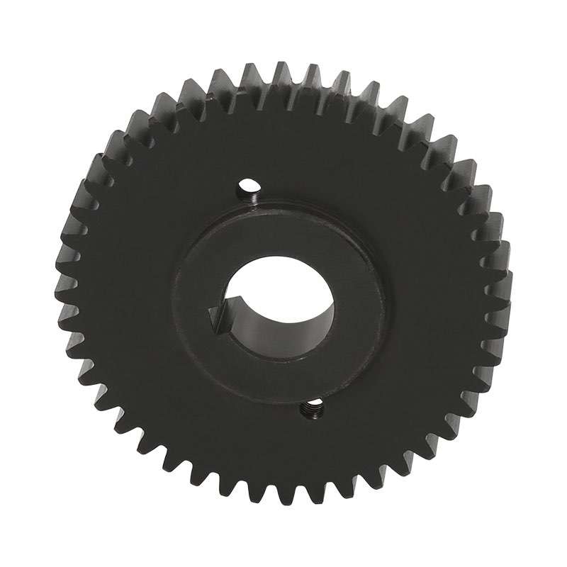 Black plastic nylon tooth gear design drawings customized CNC machined high precision PA6 double spur gear