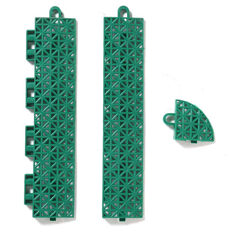 anti slip pp floor interlocking tiles for garage water drainage plastic flooring