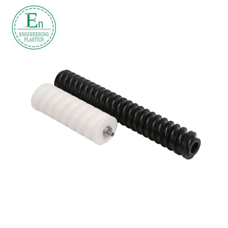 Plastic screw-in bottle pusher nylon screw rod for wear-resistant machinery