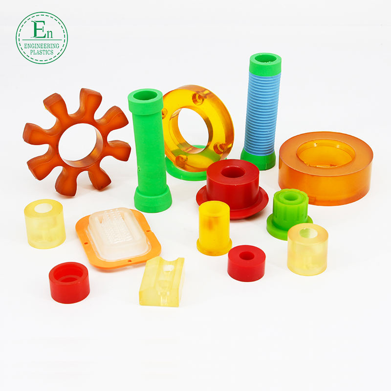 PU rubber plastic parts injection molding plastic parts custom design PU plastic rubber parts