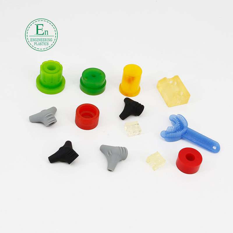 PU rubber plastic parts injection molding plastic parts custom design PU plastic rubber parts