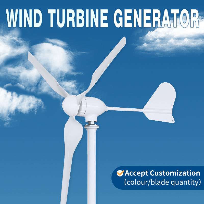 12V 24V 680W wind turbine generator customized horizontal axis wind turbine