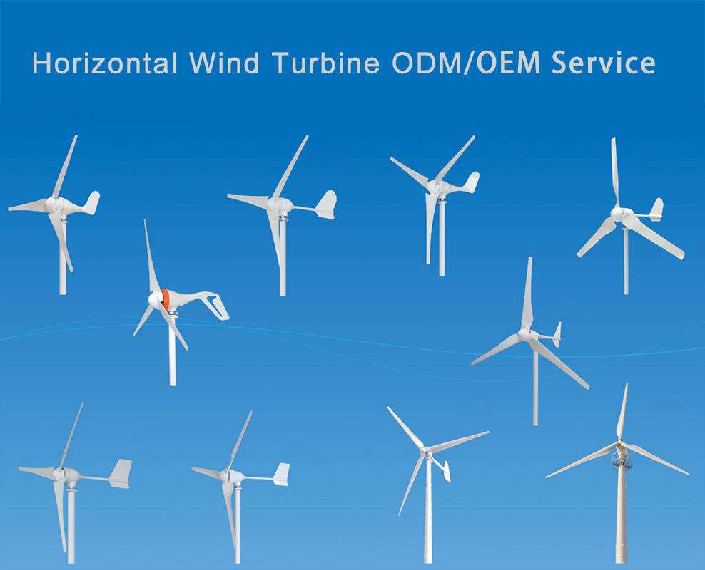 12V 24V 680W wind turbine generator customized horizontal axis wind turbine