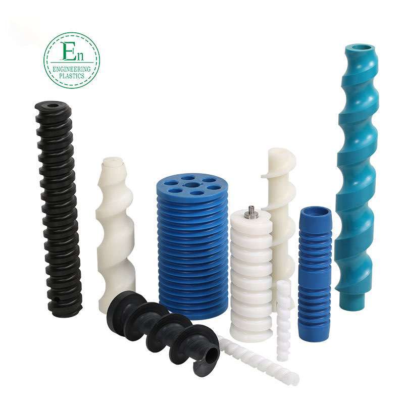 Factory direct supply self lubricating plastic UHMWPE screws Customized wear resistant plastic screw