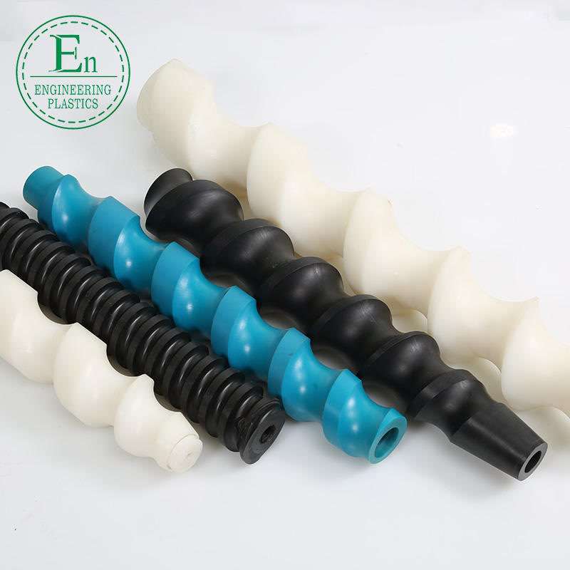 Factory direct supply self lubricating plastic UHMWPE screws Customized wear resistant plastic screw