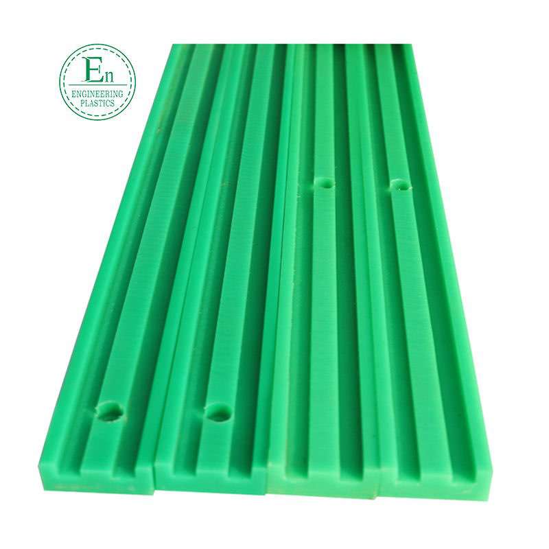  CNC machined UPE guide rail green plastic UHMW-PE guide rail